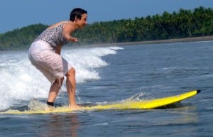 Learning how to surf on your own