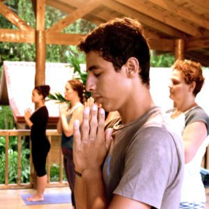 Community yoga in Uvita - Bahia Ballena, Costa Rica