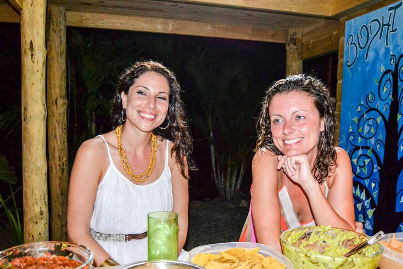 Sharing Meals During Bodhi Surf Sessions