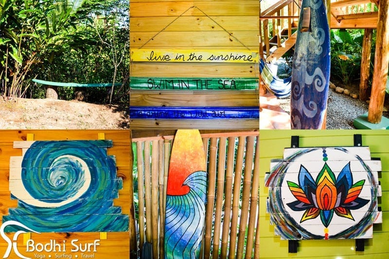 Surf and yoga camp sustainability