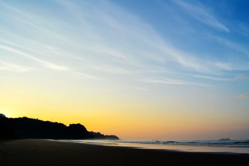 Sunrise Marino Ballena National Park