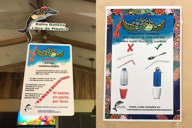 Bahia Ballena Plastic-Free posters