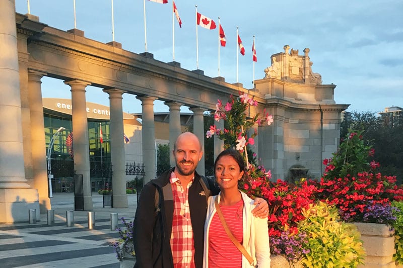 Founders Travis and Adrianne in Toronto