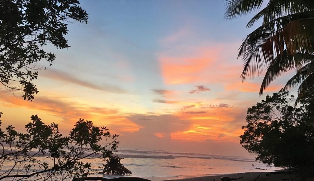 Sunset at Playa Chaman, Costa Rica