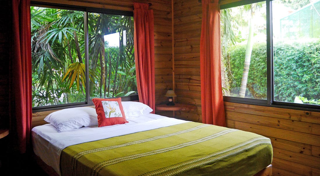 Comfortable rooms at the Bodhi Lodge