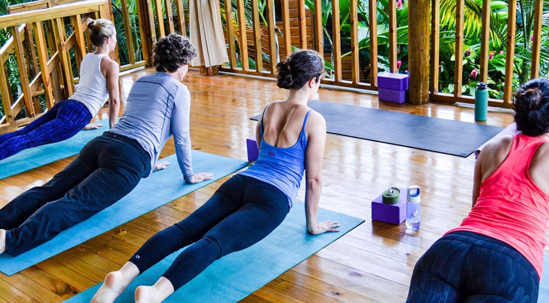 Costa Rica Vinyasa Yoga class