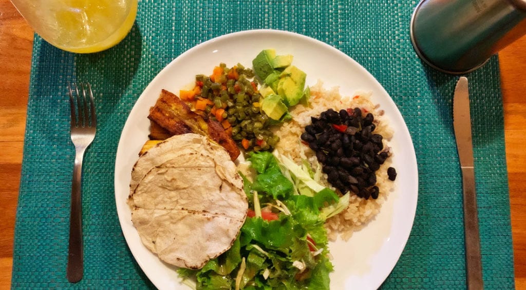 Plant-based dinner