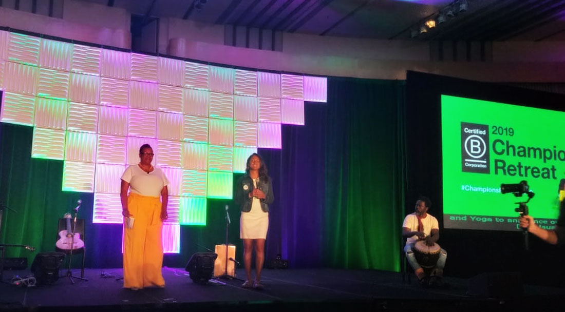 Adrianne Chandra-Huff at 2019 B Corp Champions Retreat
