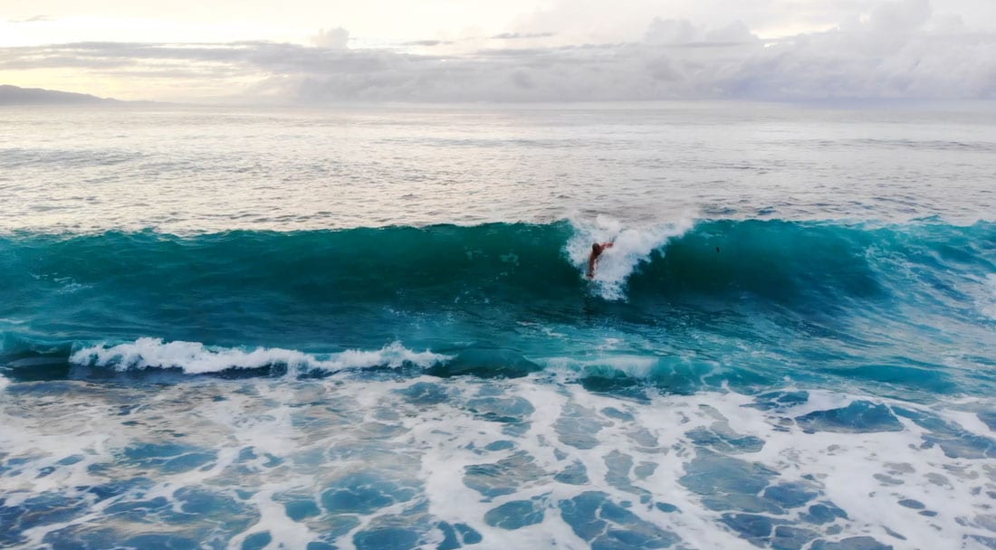Bodysurfing and nature connection