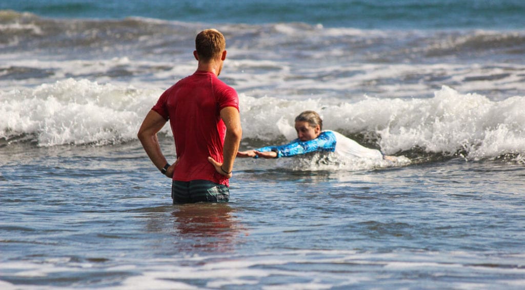 Learning how to bodysurf