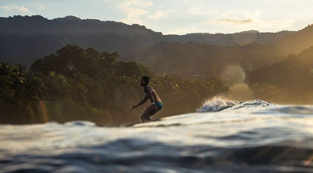 Surfer girl in Costa Rica