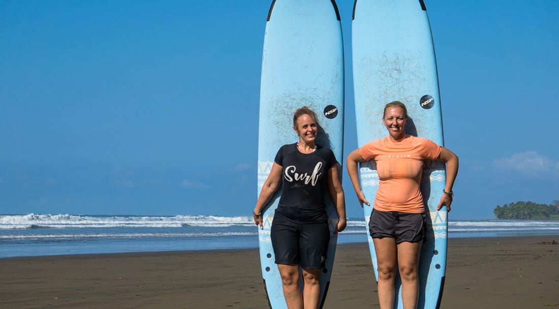 Costa Rica surf camp for women
