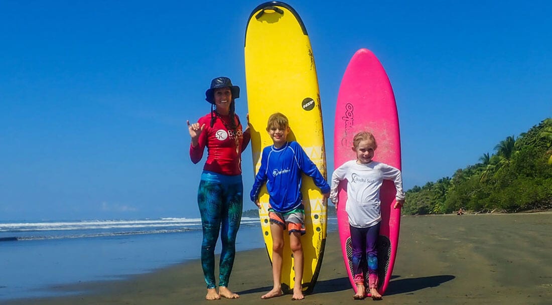Surf kids in Uvita