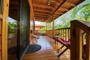 Private porch for Rooms Armonia + Amistad