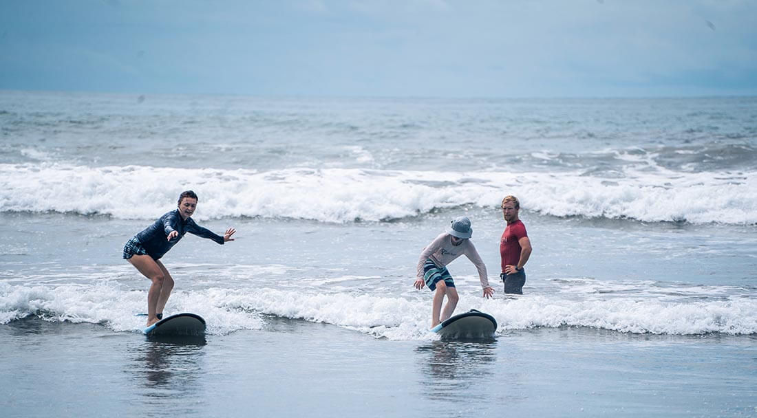 Learning the right of way in surf etiquette