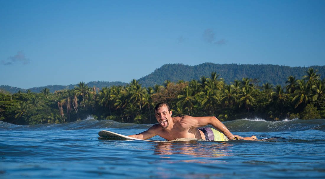 Surfer in Costa Rica