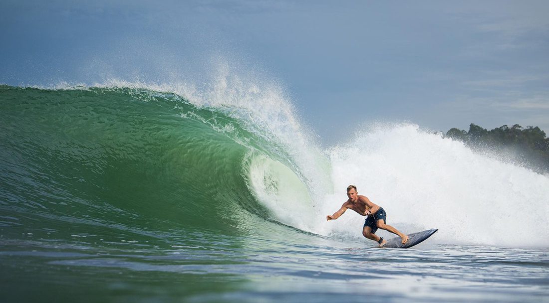 Mid length surf style