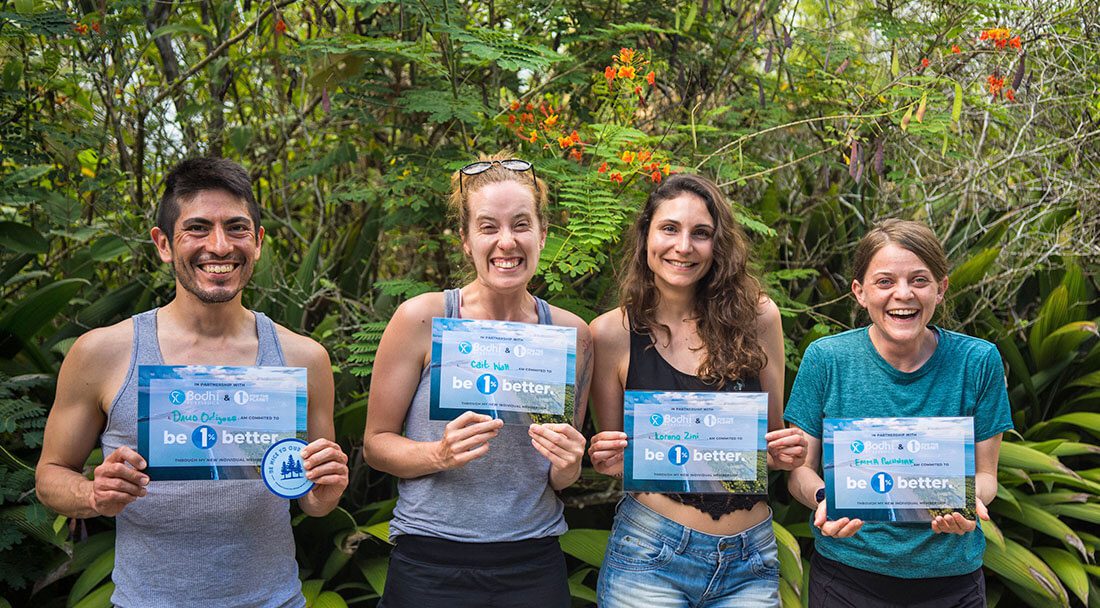 Surf and yoga camp 1% for the Planet
