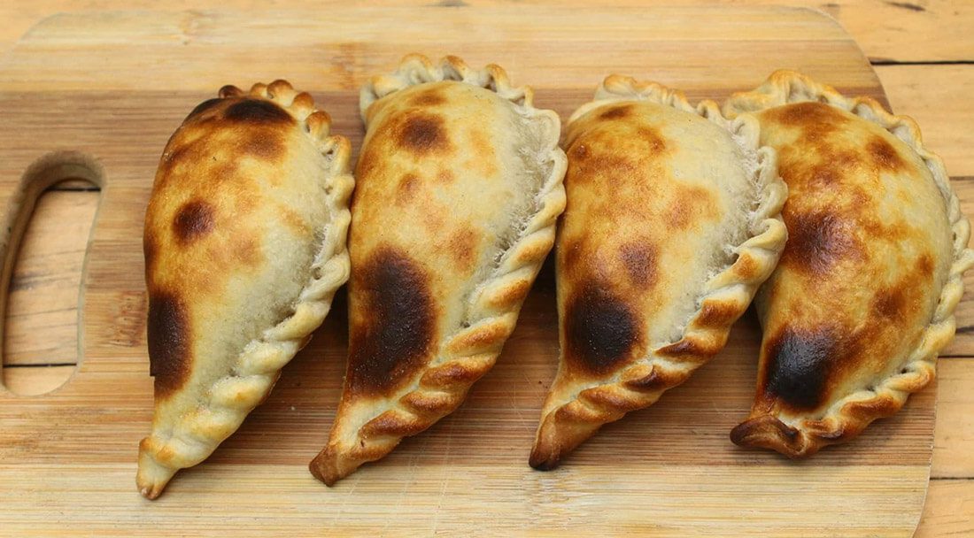 Argentinian empanadas from El Hornito's in Uvita, Costa Rica