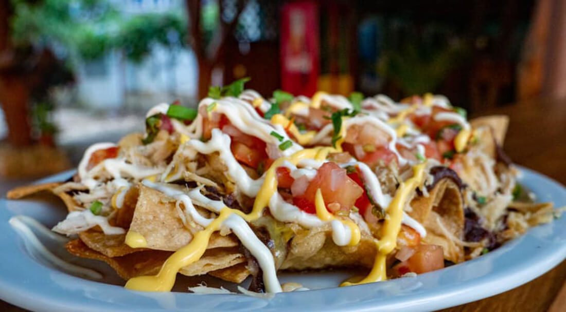 Nachos from Marino Ballena in Uvita, Costa Rica