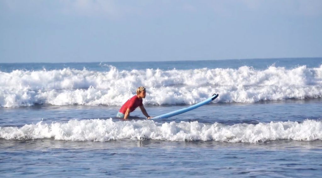 How to sit and spin on your surfboard