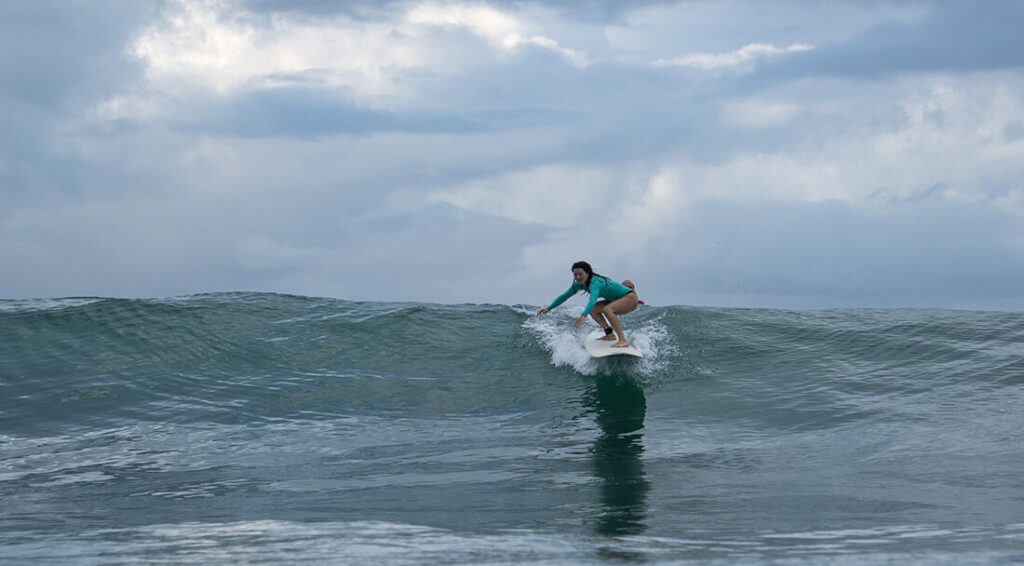 Popping up on a wave