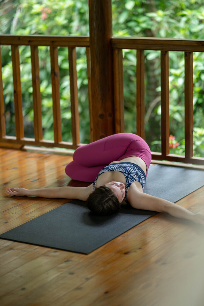 yoga routine for spine supine spinal twist