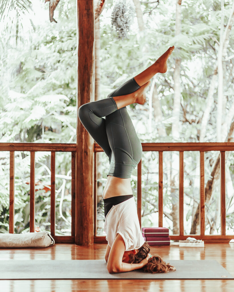 dhyana shoulder stand