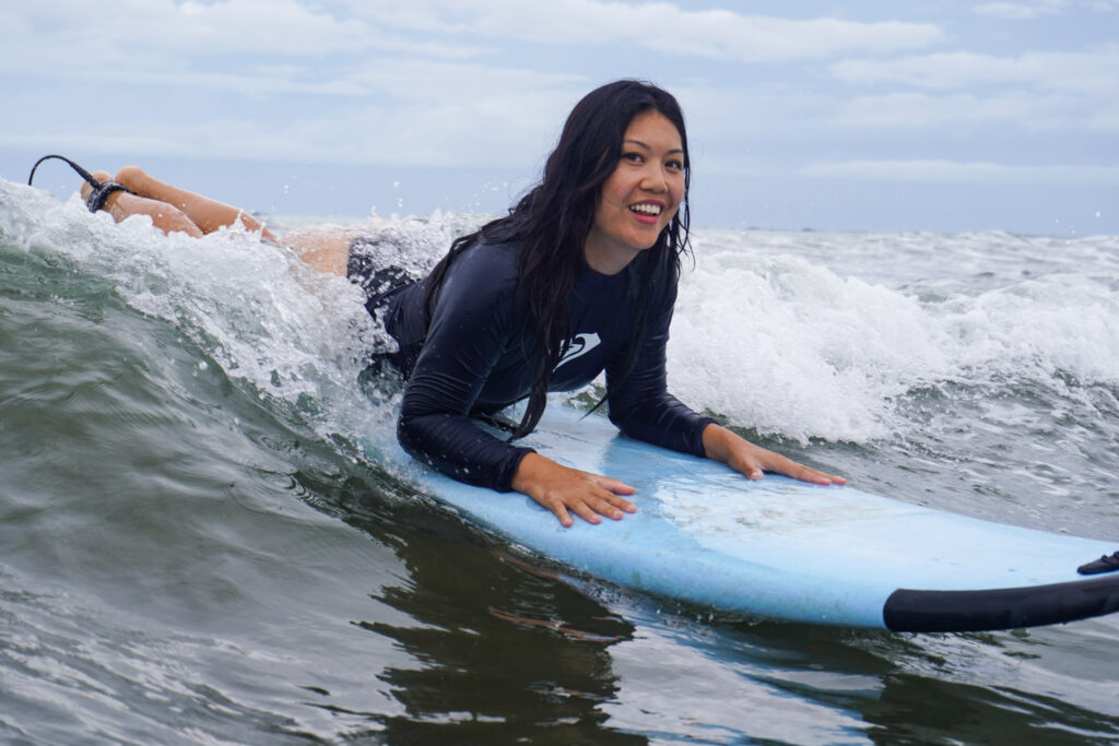 beginner surf photography in water