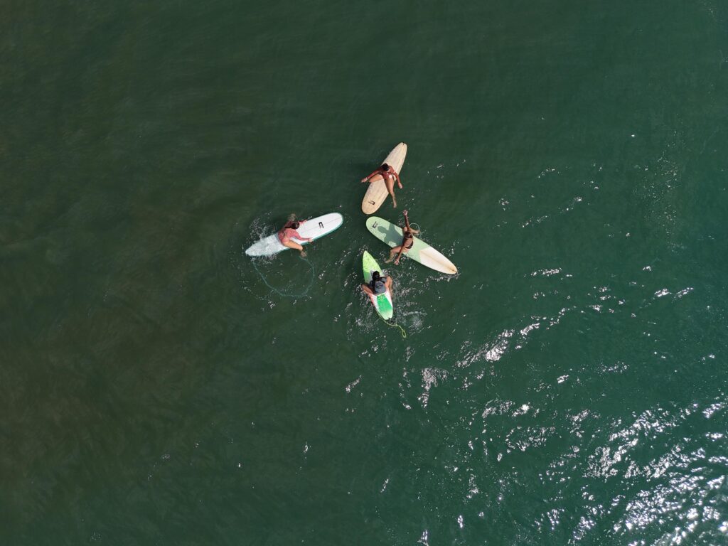 beginner surf photography drone shot