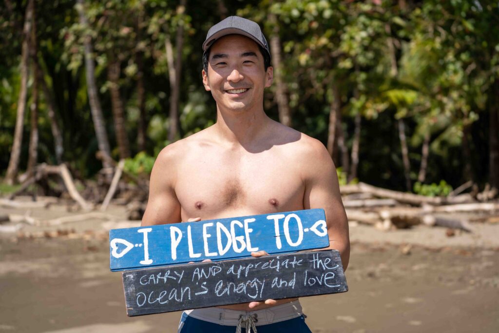 Making a pledge to the environment