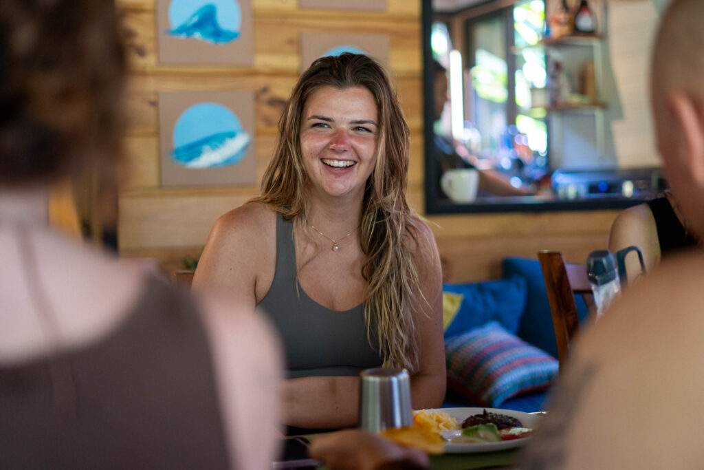 Group breakfast at Bodhi Surf + Yoga
