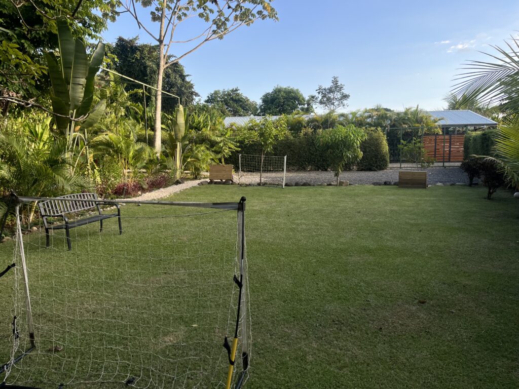Meditation garden at Bodhi Surf + Yoga in Uvita, Osa, Costa Rica