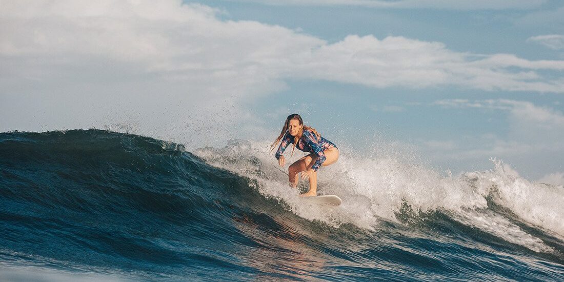 Bodhi iurf instructor Carly Carly Stoenner