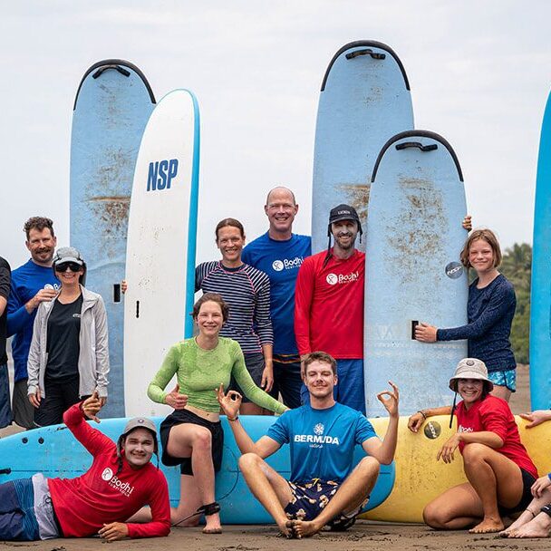 Group surf camp in Bahia Ballena, Uvita, Costa Rica